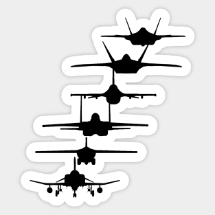 Air Force Fighter Jets Sticker